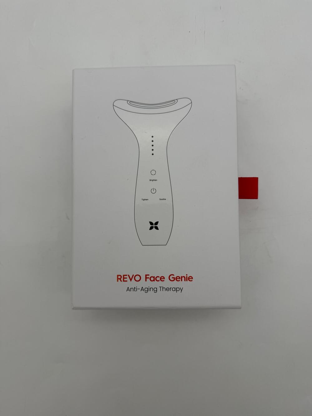 REVO Face Genie Anti-Aging Therapy Device Brighten Tighten Soothe Skin Care New